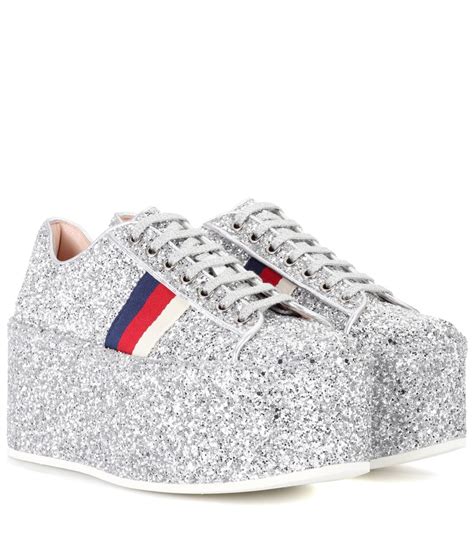 gucci platform sneakers cheap|gucci bedazzled sneakers.